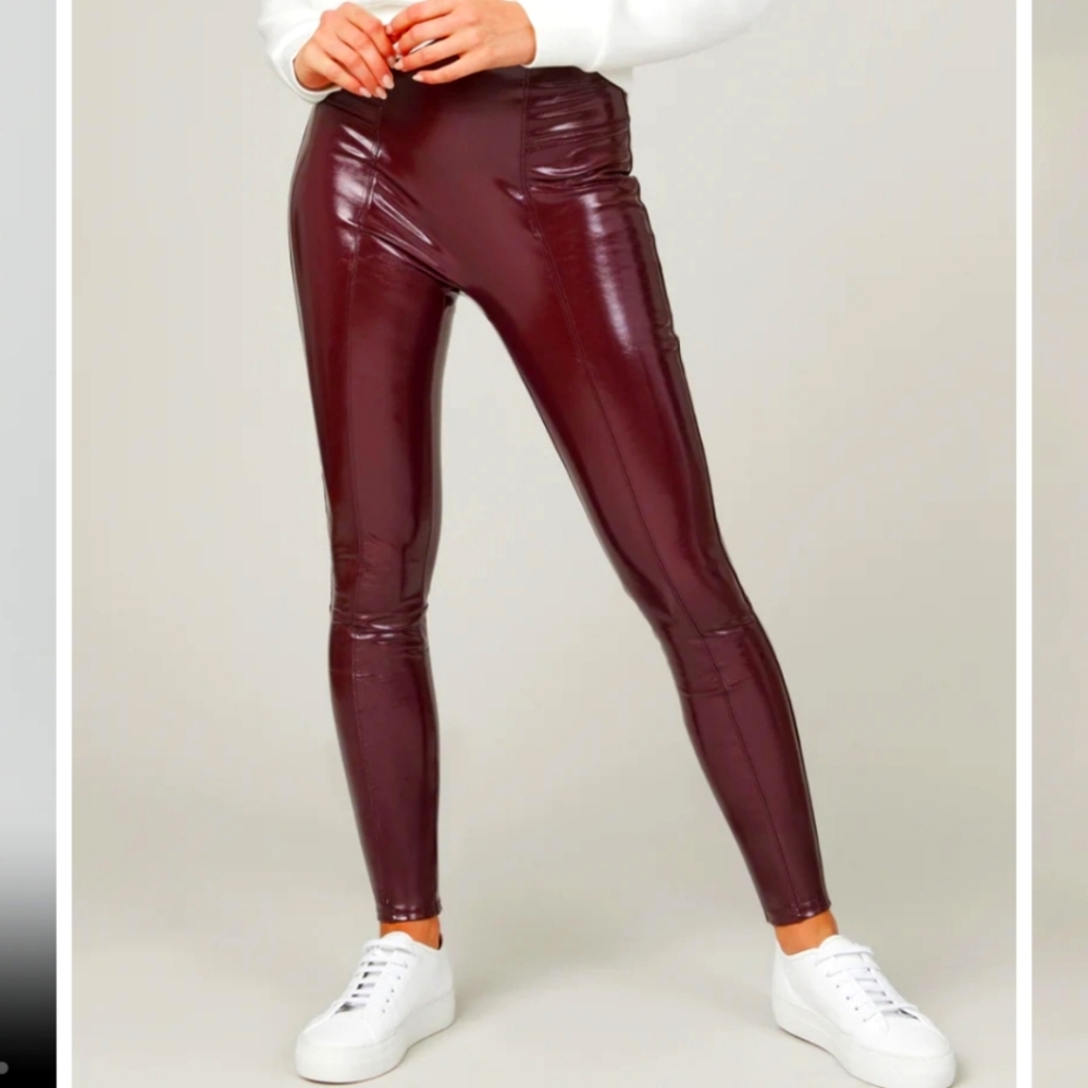 SPANX Faux Patent Leather Leggings